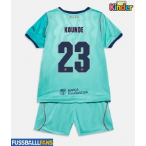 Barcelona Jules Kounde #23 3rd trikot Kinder 2026-27 Kurzarm (+ Kurze Hosen)